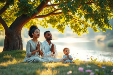 A serene landscape symbolizing peace and tranquility in prayer.