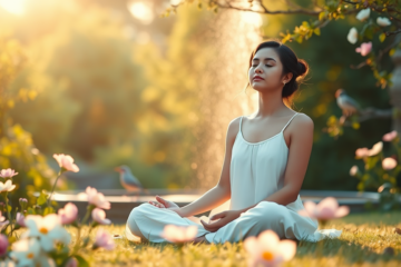 A serene image representing peace and prayer, illustrating the theme of connecting with God through a simple prayer for the heart.