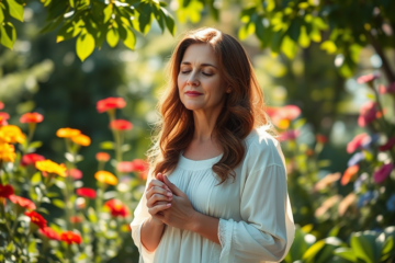 A serene image representing the essence of a daily prayer, capturing the themes of faith, guidance, and comfort.