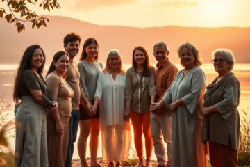 A serene landscape symbolizing peace and acceptance in life through the Serenity Prayer.