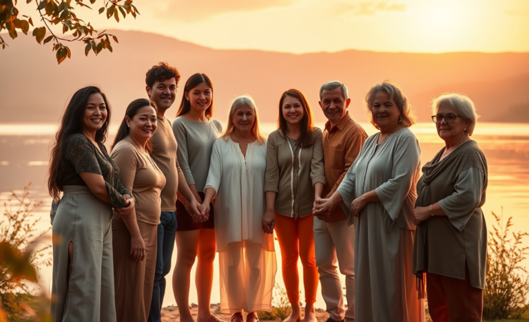 A serene landscape symbolizing peace and acceptance in life through the Serenity Prayer.