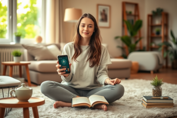 User engaging with the Daily Prayer app that enhances daily spiritual routines.