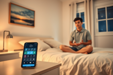 A serene image representing peace and prayer for restful sleep