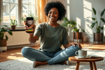 A person using the Daily Prayer App to enhance their spiritual routine.