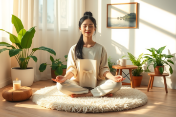 A serene image representing the Daily Prayer App promoting inner peace and mindfulness.