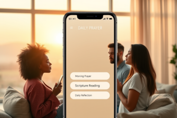 A screenshot of the Daily Prayer App showcasing morning prayers for spiritual enrichment.