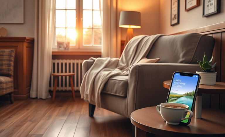 A person using a Daily Prayer App on their phone during a challenging moment.